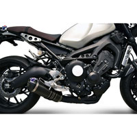 Termignoni コンプリートエキゾーストキット カーボン製 ヤマハ Xsr 900/Mt-09 ブラック用 - 4