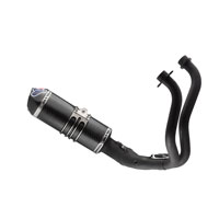 Termignoni Complete Exhaust Kit In Carbon For Yamaha Xsr 700/mt-07 Black