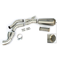 Unit Garage 1-2-1 Titanium End Cap Grill Silencer 21