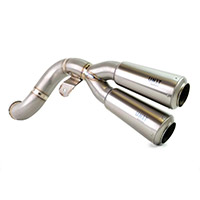 Unit Garage Titanium Ce Double High Pipe Nine-t