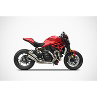 Zard Full Exhaust 2>1>2 Steel Racing Ducati Monster 1200s