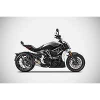 Zard kit escape completo 2>1>2 carreras inox Ducati X-Diavel