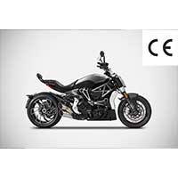 Kit Zard Acier Plein échappement 2> 1> 2 Homologué Ducati X-diavel