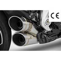 Zard Kit Steel Full Exhaust 2>1>2 Homologated Ducati X-diavel