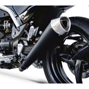 Zard Slip On Inox Racing Black Moto Guzzi Griso