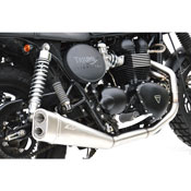 Kit completo Zard 2>1 Low Short Inox Racing Bonneville