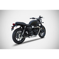 Zard Steel Racing Silencers Triumph Street Twin - 4