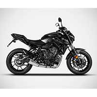 Zard 2-1 Short Euro 5 Full Exhaust Yamaha Mt-07