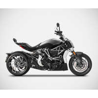 Zard レーシングブラックエキゾースト Ducati Xdiavel スリップオンキット (16-20) - img 2
