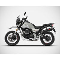 Zard Slip On Stahl Euro 4 Moto Guzzi V85 TT schwarz - 2