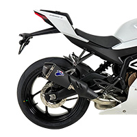 Termignoni Racing Black Steel Slip On Kit Zx Moto 500rr