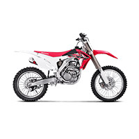 アクラポビッチ 2 スリップ オン レーシング チタニウム CRF250R 2017 - 2