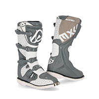 Bottes Acerbis E Team All Gris Blanc