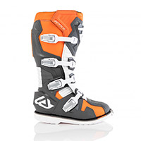 Acerbis X Race Boots Orange Grey