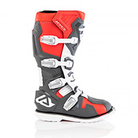 Botas Acerbis X Race rojo gris - 2