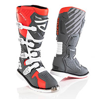 Botas Acerbis X Race rojo gris