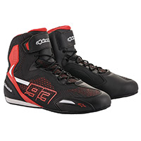 Chaussures Alpinestars Austin Knitted blanc rouge