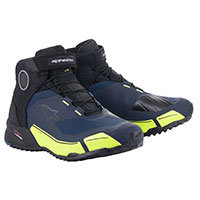 Chaussures Alpinestars Cr X Drystar Bleu Jaune