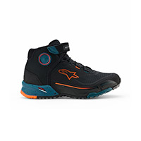 Scarpe Alpinestars Cr X Drystar Petrol Arancio - img 2