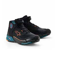 Scarpe Alpinestars Cr X Drystar Petrol Arancio