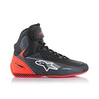Alpinestars Faster 3 Shoes Black Grey Red Fluo