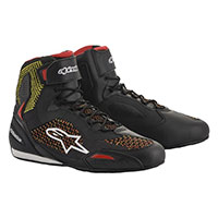 Alpinestars Faster 3 Rideknit Shoes Yellow Red