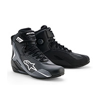 Scarpe Alpinestars Faster-4 Drystar Grigio Bianco
