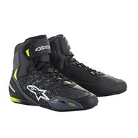 Alpinestars Faster 3 Shoes Black Yellow Fluo