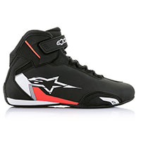 Scarpe Alpinestars Sektor Nero Bianco Rosso Fluo - img 2