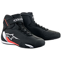 Chaussures Alpinestars Sektor Noir Blanc Rouge