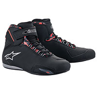 Zapatillas impermeables Alpinestars Sektor gris rojo fluo