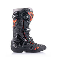 Botas Alpinestars Tech 10 negro rojo fluo