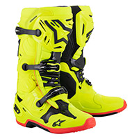 Bottes Alpinestars Tech 10 Jaune Fluo