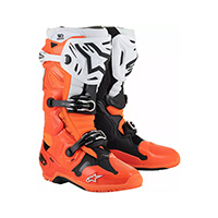 Alpinestars Tech 10 Enduro Boots Orange Fluo