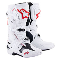 Alpinestars Tech 10 Supervented Boots White Red