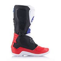 Bottes Alpinestars Tech 3 blanc rouge bleu - 3