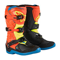 Botas de niño Alpinestars Tech 3S naranja amarillo