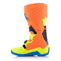 Botas Alpinestars Tech 5 naranja azul amarillo - 3