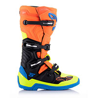 Botas Alpinestars Tech 5 naranja azul amarillo - 2