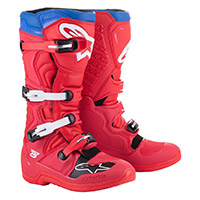 Bottes Alpinestars Tech 5 rouge bleu