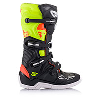 Stivali Alpinestars Tech 5 Nero Rosso Giallo Fluo - img 2