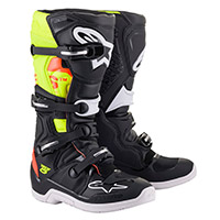 Botas Alpinestars Tech 5 negro rojo amarillo fluo