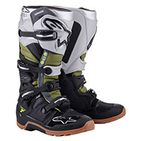 Alpinestars Tech 7 Enduro Boots Silver Green