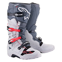 Botas Alpinestars Tech 7 Enduro gris rojo