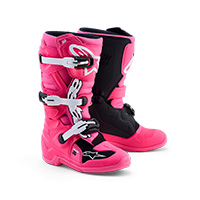 Alpinestars Tech 7s Kinderstiefel lila fluo