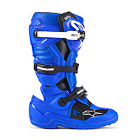 Bottes Alpinestars Tech 7s Enfant Bleu Noir Blanc