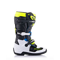 Botas de niño Alpinestars Tech 7s blanco amarillo