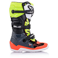 Alpinestars Tech 7s Kid Boots Red Yellow - 2