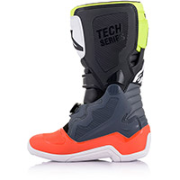 Bottes Enfant Alpinestars Tech 7s rouge jaune - 3