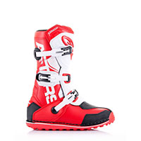 Bottes Alpinestars Tech T Rouge Noir Blanc